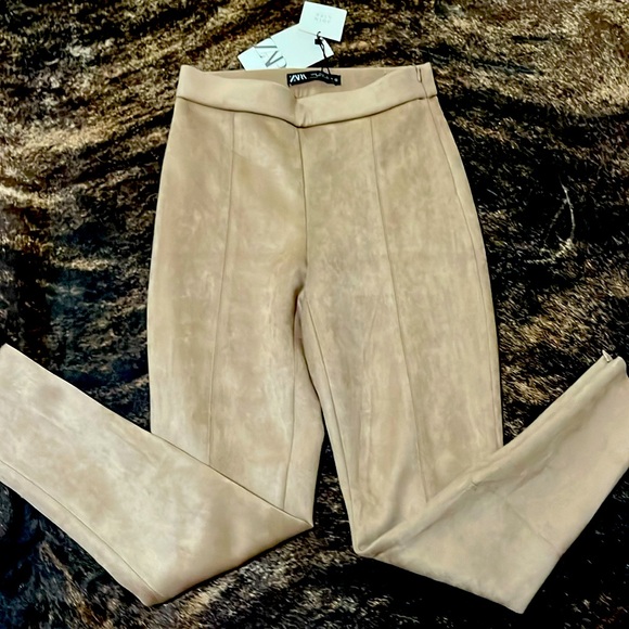Zara Suede pants - Picture 1 of 5